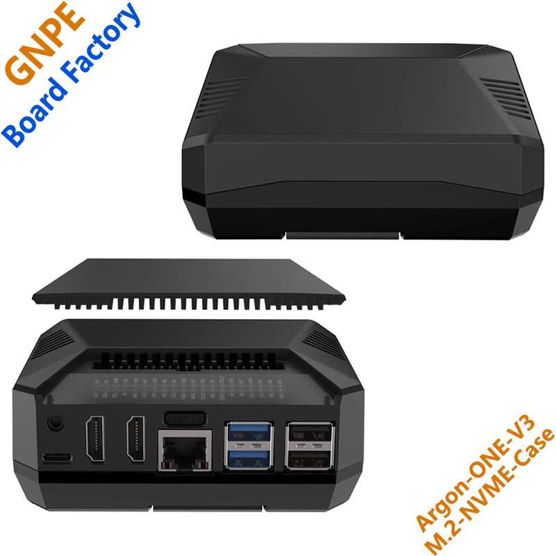 Argon One V3 M.2 Nvme Case - Raspberry PI 5-Gehäuse PCIe zu SSD