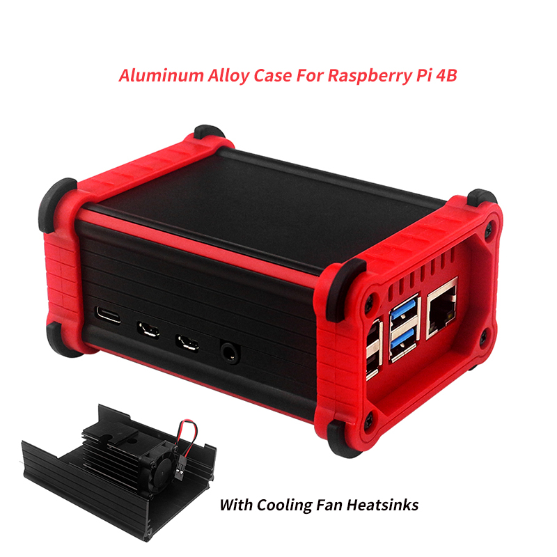 Argon One V3 M.2 Nvme Case - Raspberry Pi 4B Gehäuse aus Aluminiumlegierung