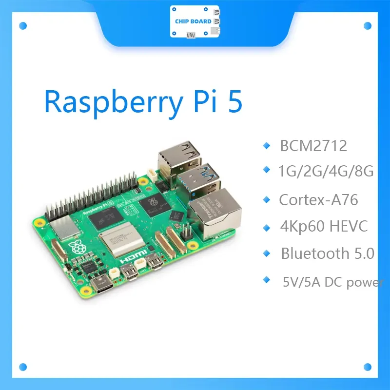 Raspberry Pi 5 8Gb Board - Für Raspberry Pi 5 Board Cortex-A76
