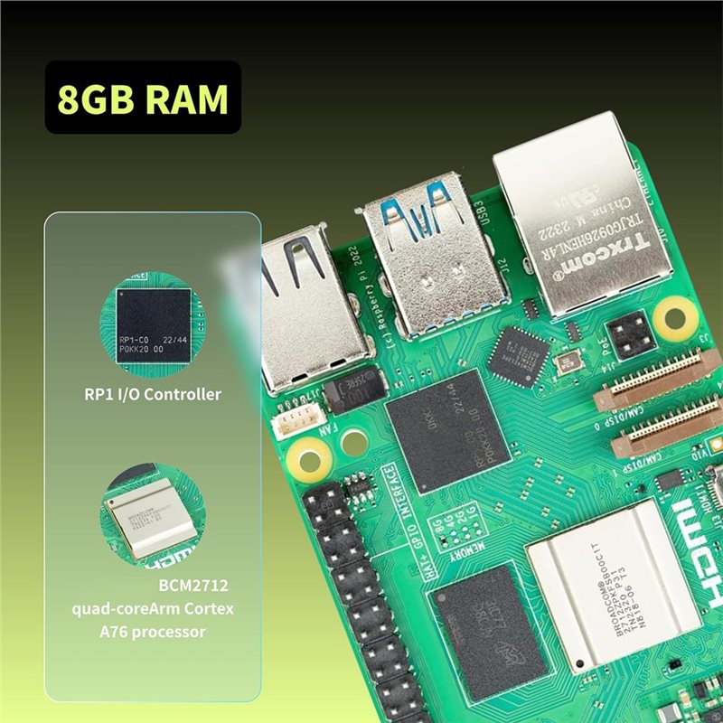 AS95-For Irasptek Starter Kit  – Raspberry Pi 5 8Gb Board Bewertung und Preis
