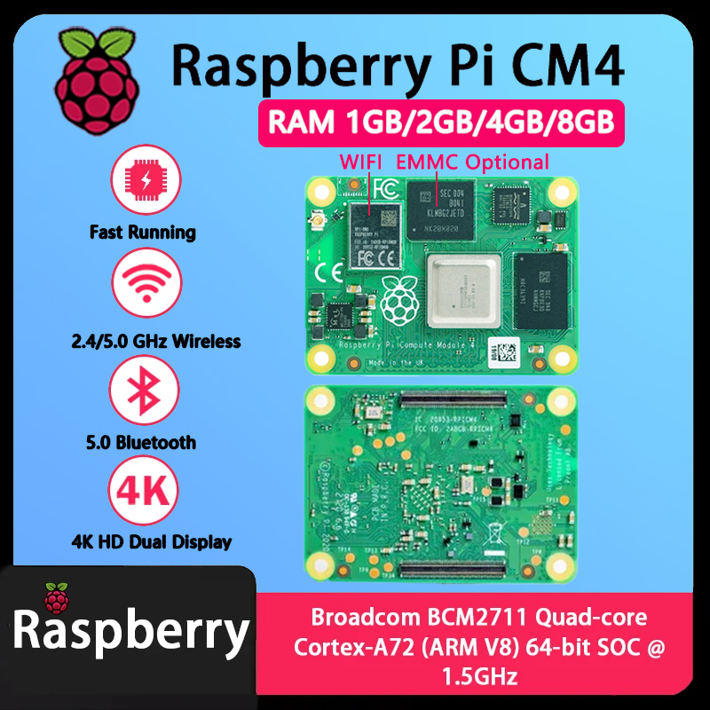 Raspberry Pi CM4 1GB/2GB/4GB/8 – Raspberry Pi Compute Module 4 8Gb 32Gb Emmc Bewertung und Preis