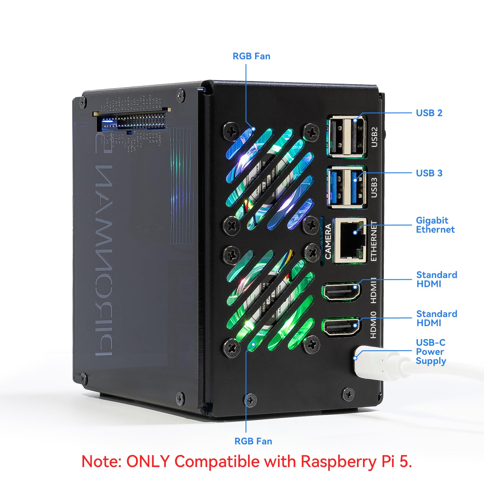 Pironman 5-MAX Dual NVMe M.2 S – Raspberry Pi Ai Kit Hailo-8L Bewertung und Preis
