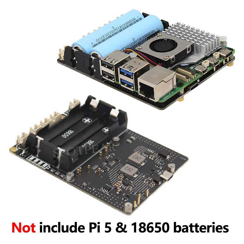 X1201 Raspberry Pi 5 USV-Strom – Raspberry Pi Uninterrupted Power Supply Ups 18650 Bewertung und Preis