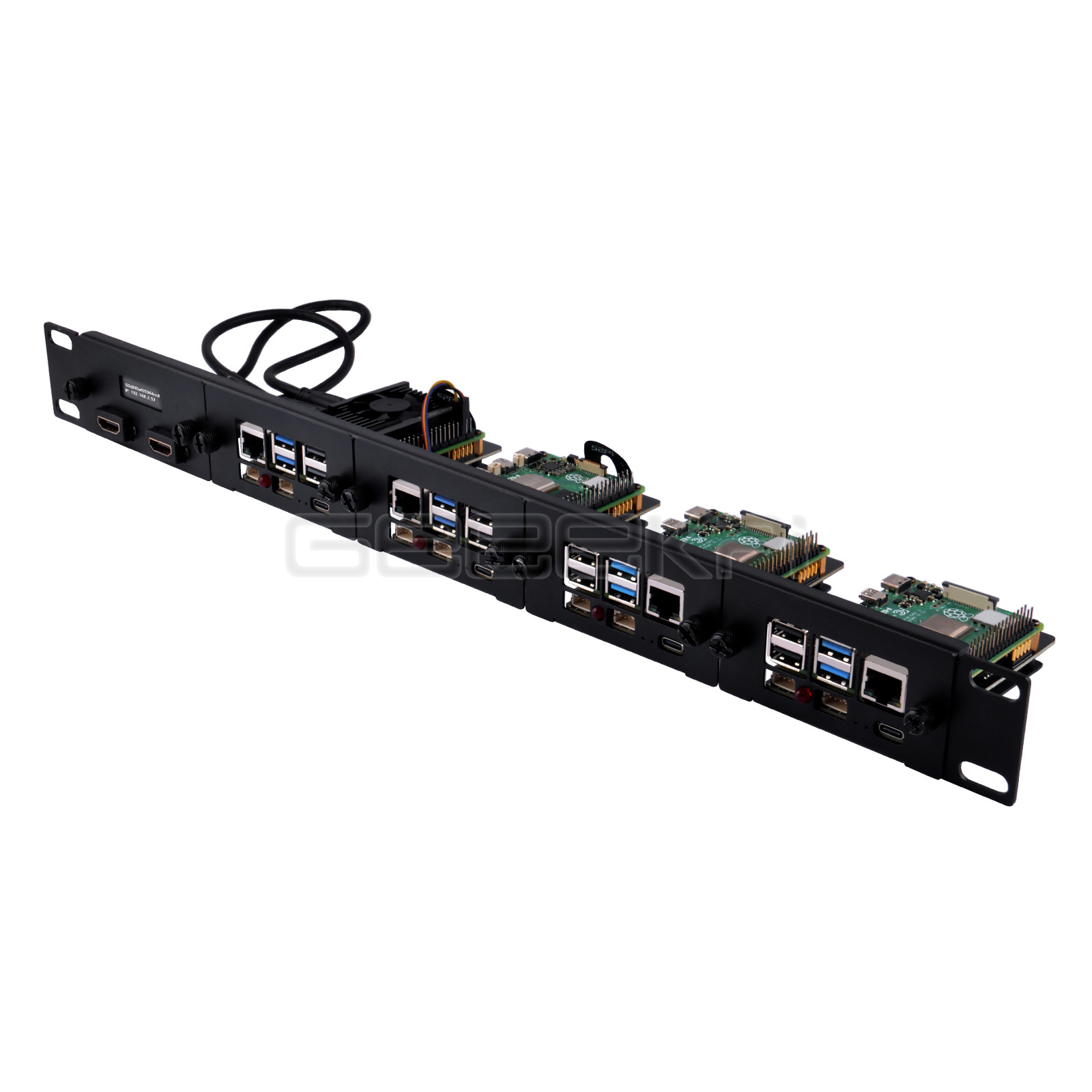 1u Rack mount Stahl halterung  – Raspberry Pi Rackmount 1U 19 Inch Bewertung und Preis