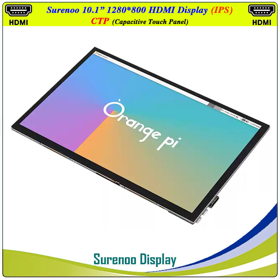 10,1 Zoll 1280*800 HDMI-kompat – Raspberry Pi 10.1 Inch Capacitive Touch Screen Ips Bewertung und Preis